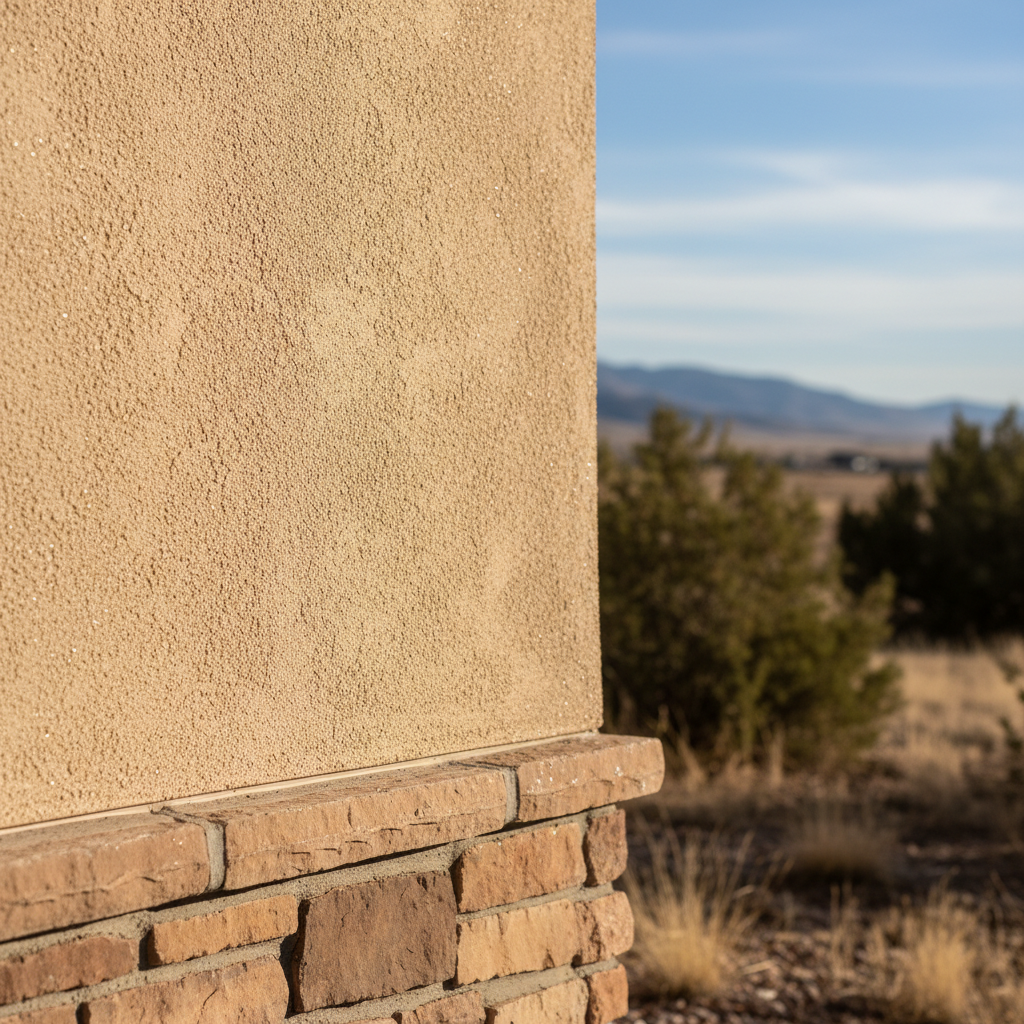 Completed stucco redashing work at a residential property in Layton, UT