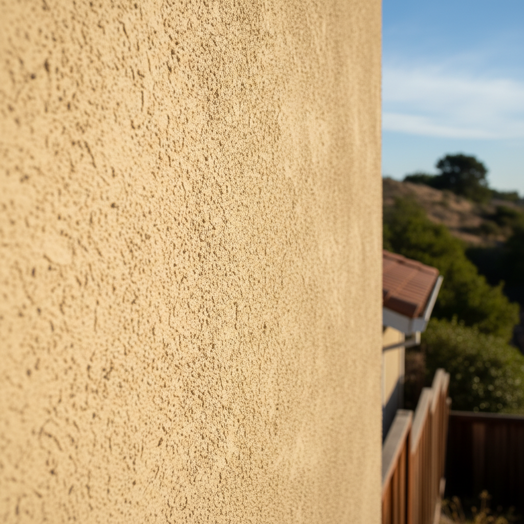 Completed stucco inspection work at a residential property in San Bruno, CA