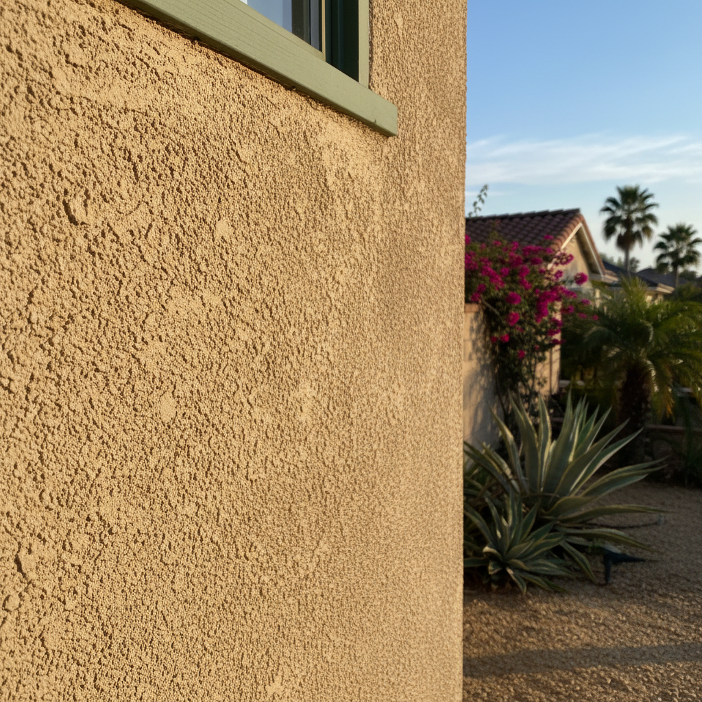 Completed stucco redashing work at a residential property in Costa Mesa, CA