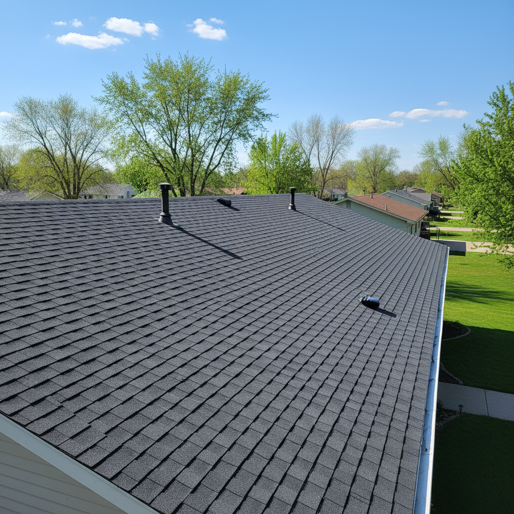 Completed roof inspection work at a residential property in Hastings, NE