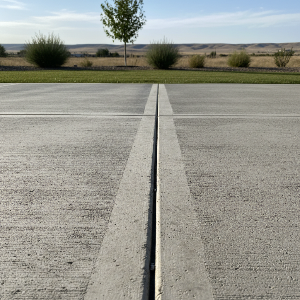 Completed concrete flatwork work at a residential property in Othello, WA