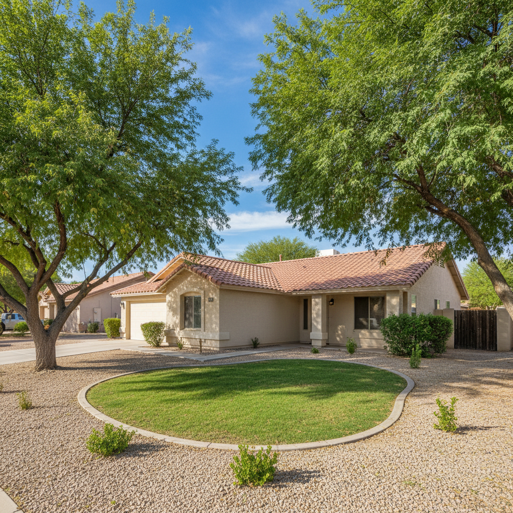 Completed water damage-related mold removal work at a residential property in Youngtown, AZ