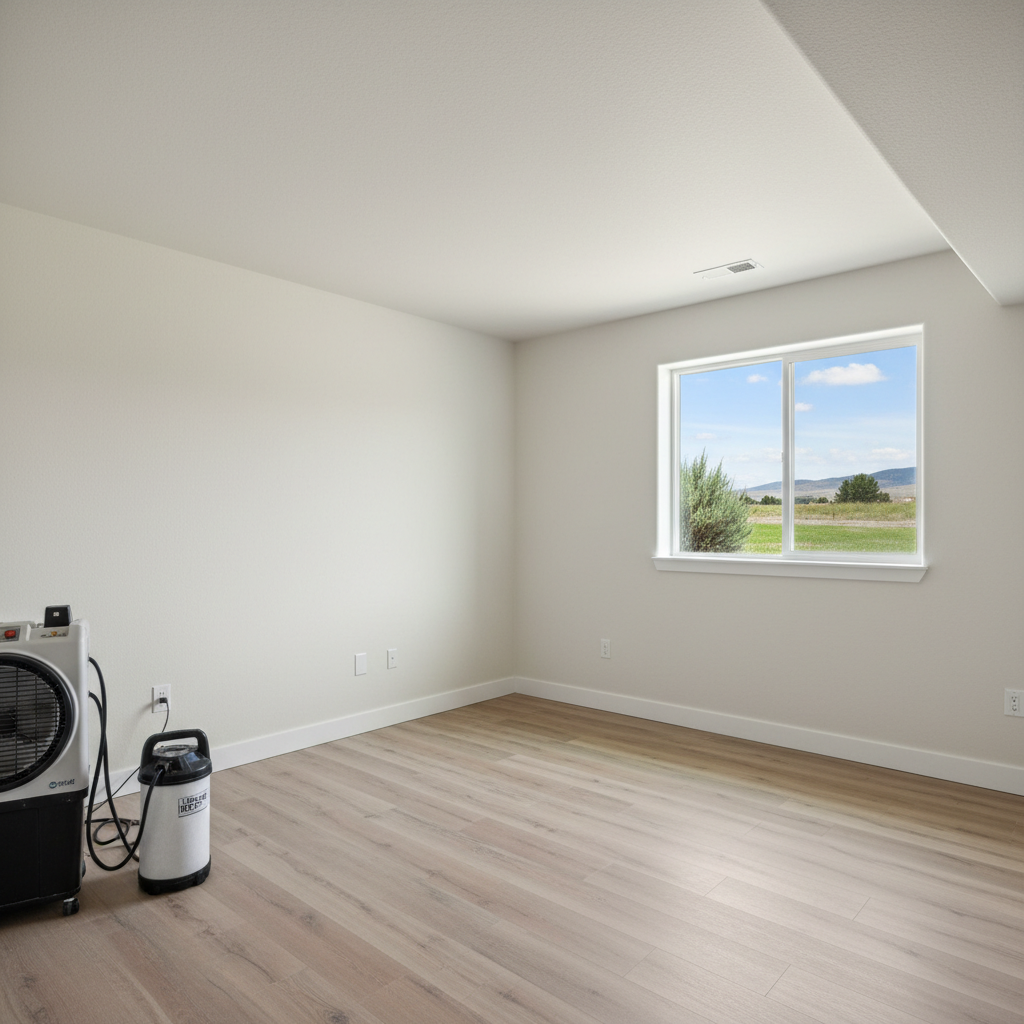 Completed mold remediation work at a residential property in Eagle, ID