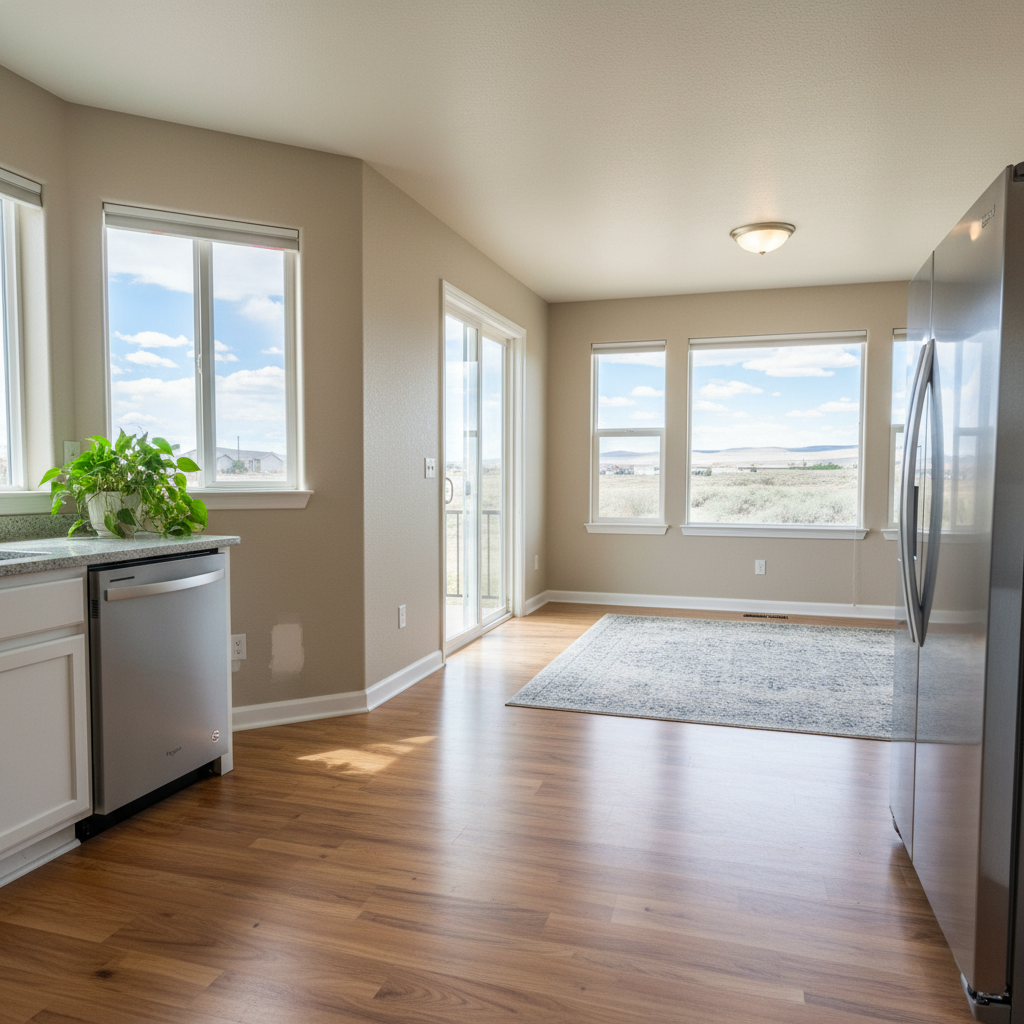 Completed appliance leak cleanup work at a residential property in Star, ID