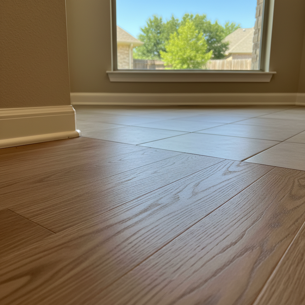 Completed flood restoration work at a residential property in Colleyville, TX