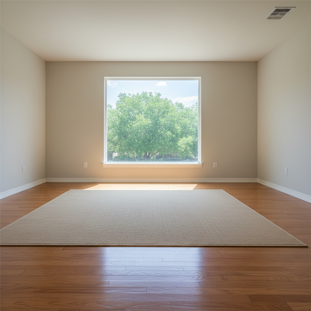 Completed water extraction services work at a residential property in Frisco, TX
