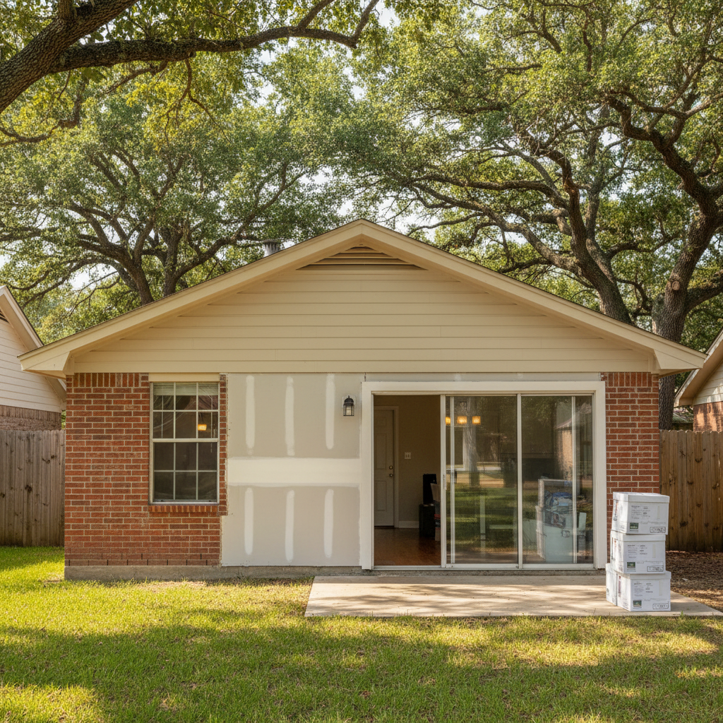 Completed content pack-out and restoration work at a residential property in Jbsa Lackland, TX