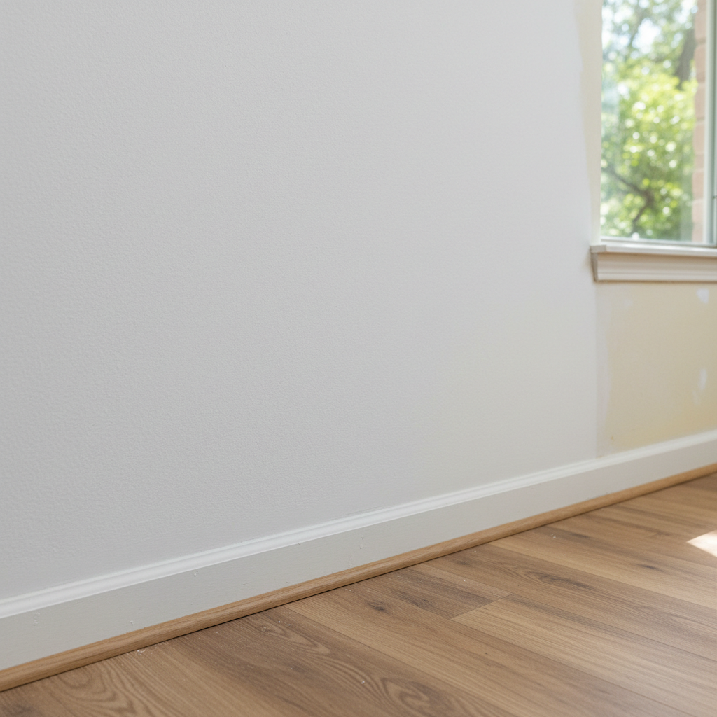 Completed water damage-related mold removal work at a residential property in Keller, TX