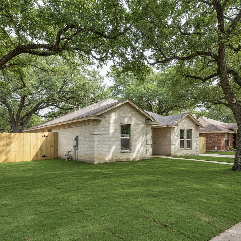 Completed sewage cleanup work at a residential property in Kyle, TX