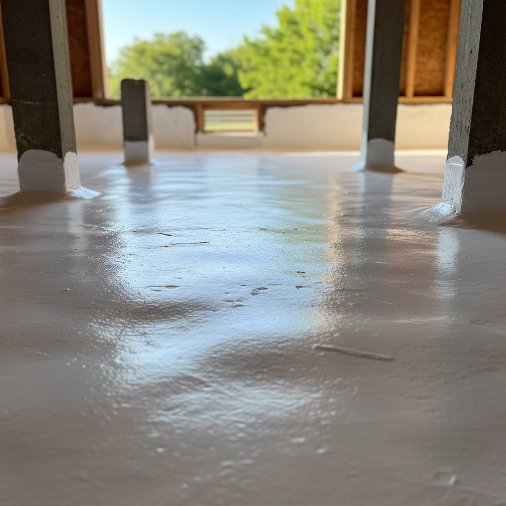 Completed crawl space water removal work at a residential property in Mckinney, TX
