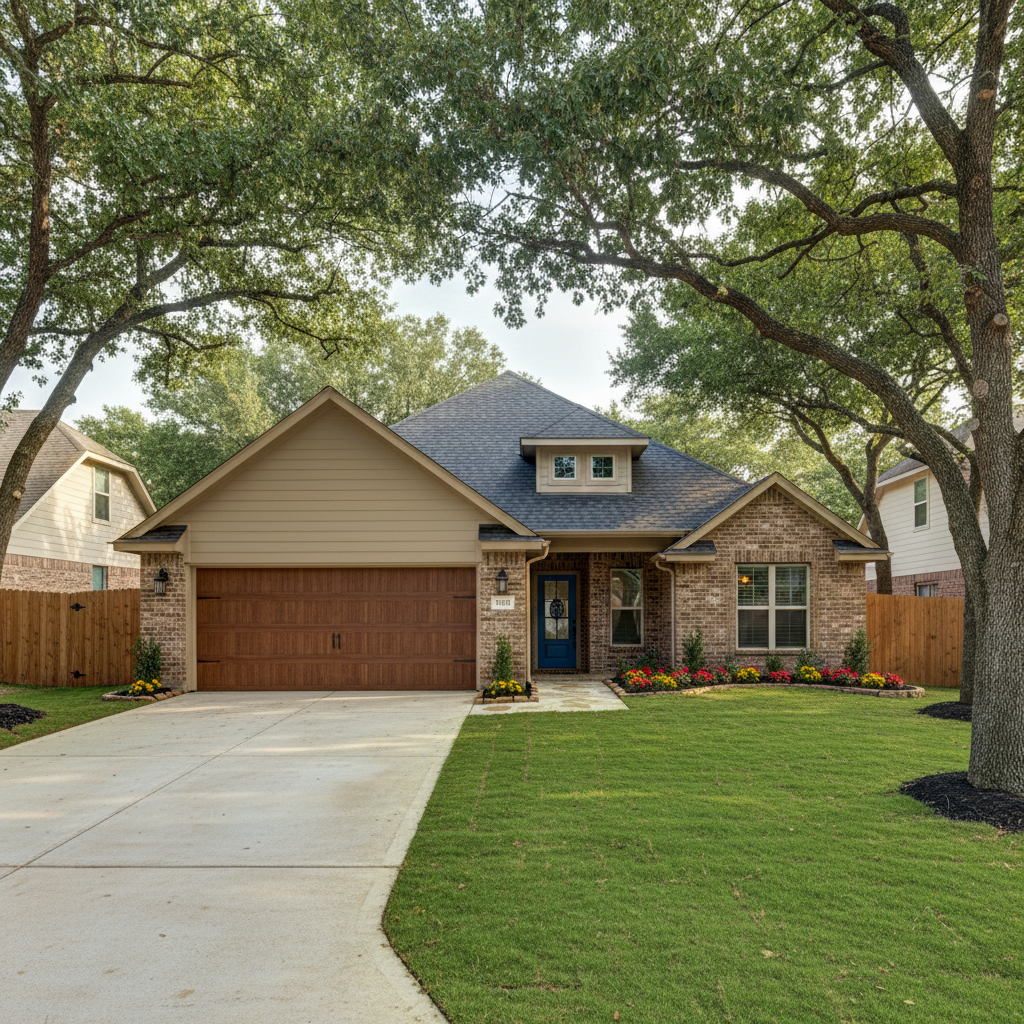 Completed flood restoration work at a residential property in Rowlett, TX