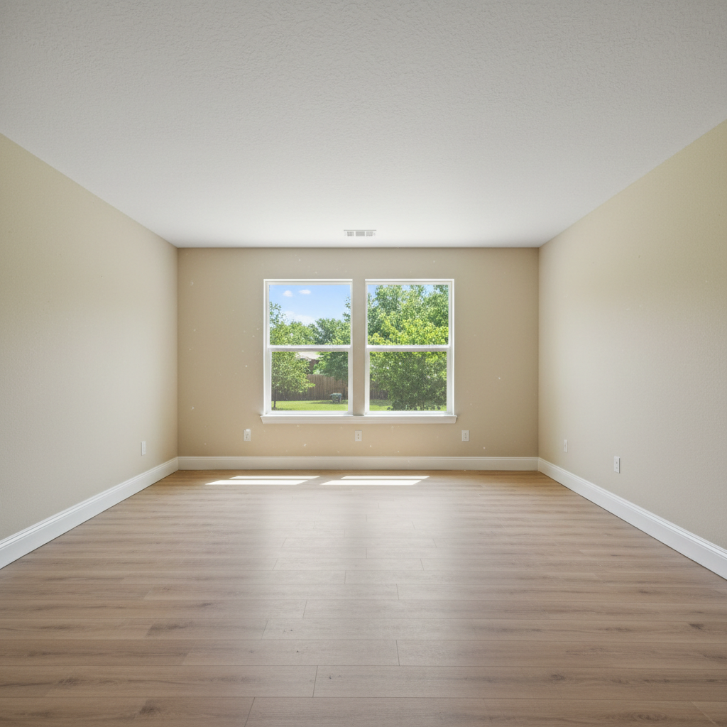 Completed basement water removal work at a residential property in Sunnyvale, TX