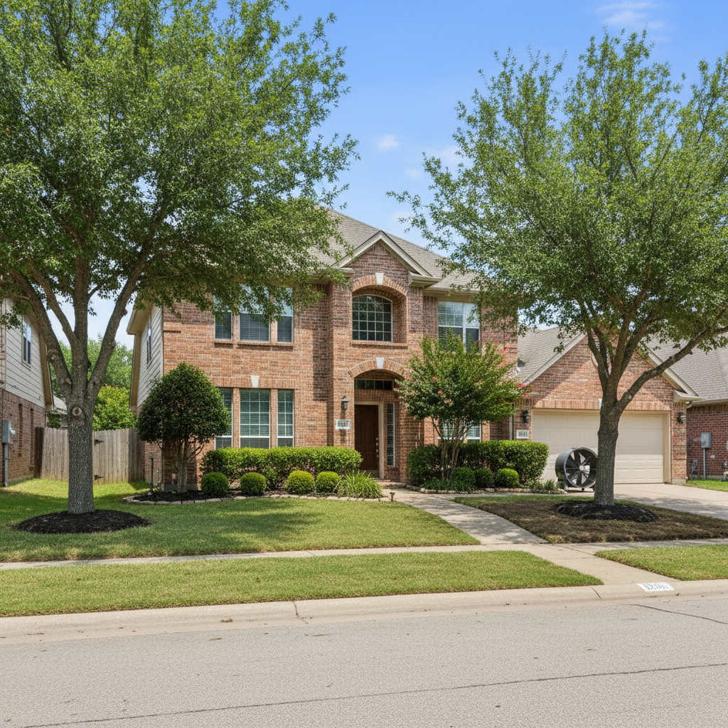 Completed carpet water damage restoration work at a residential property in Wilmer, TX