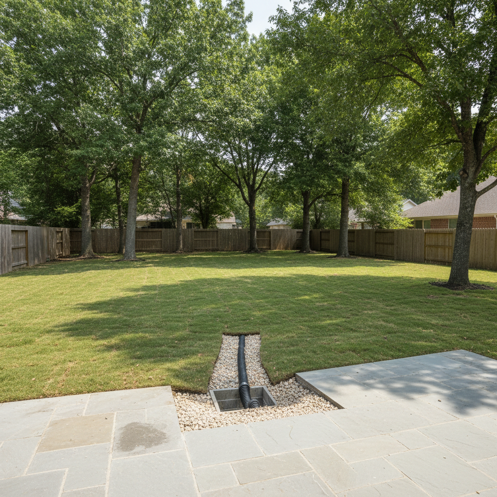 Completed water extraction services work at a residential property in Wylie, TX