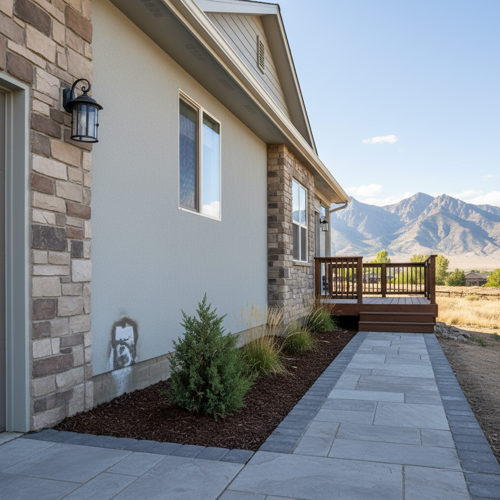 Completed water damage repair work at a residential property in Lindon, UT