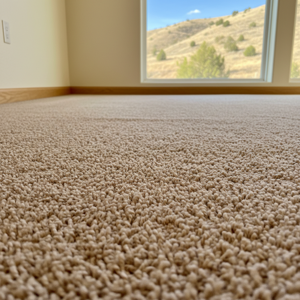 Completed carpet water damage restoration work at a residential property in Spanish Fork, UT