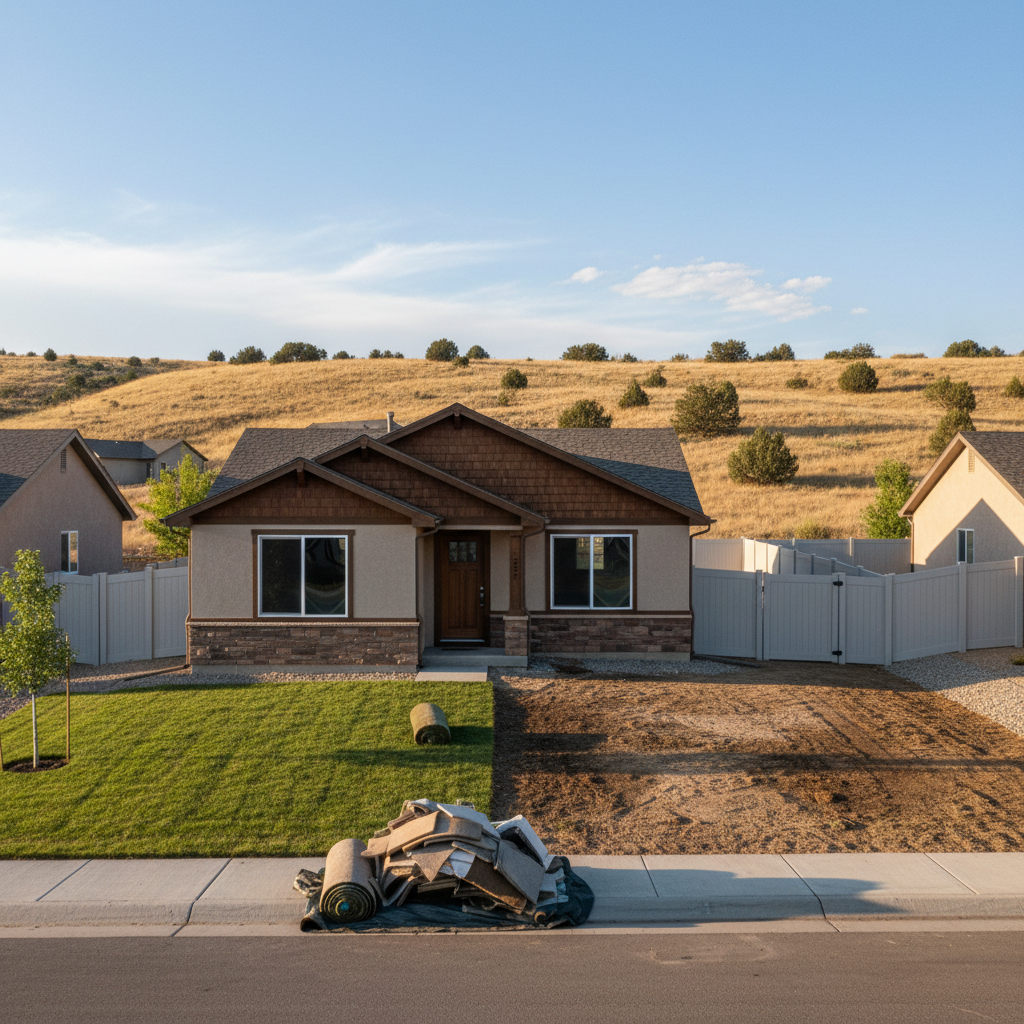 Completed water extraction services work at a residential property in Vineyard, UT