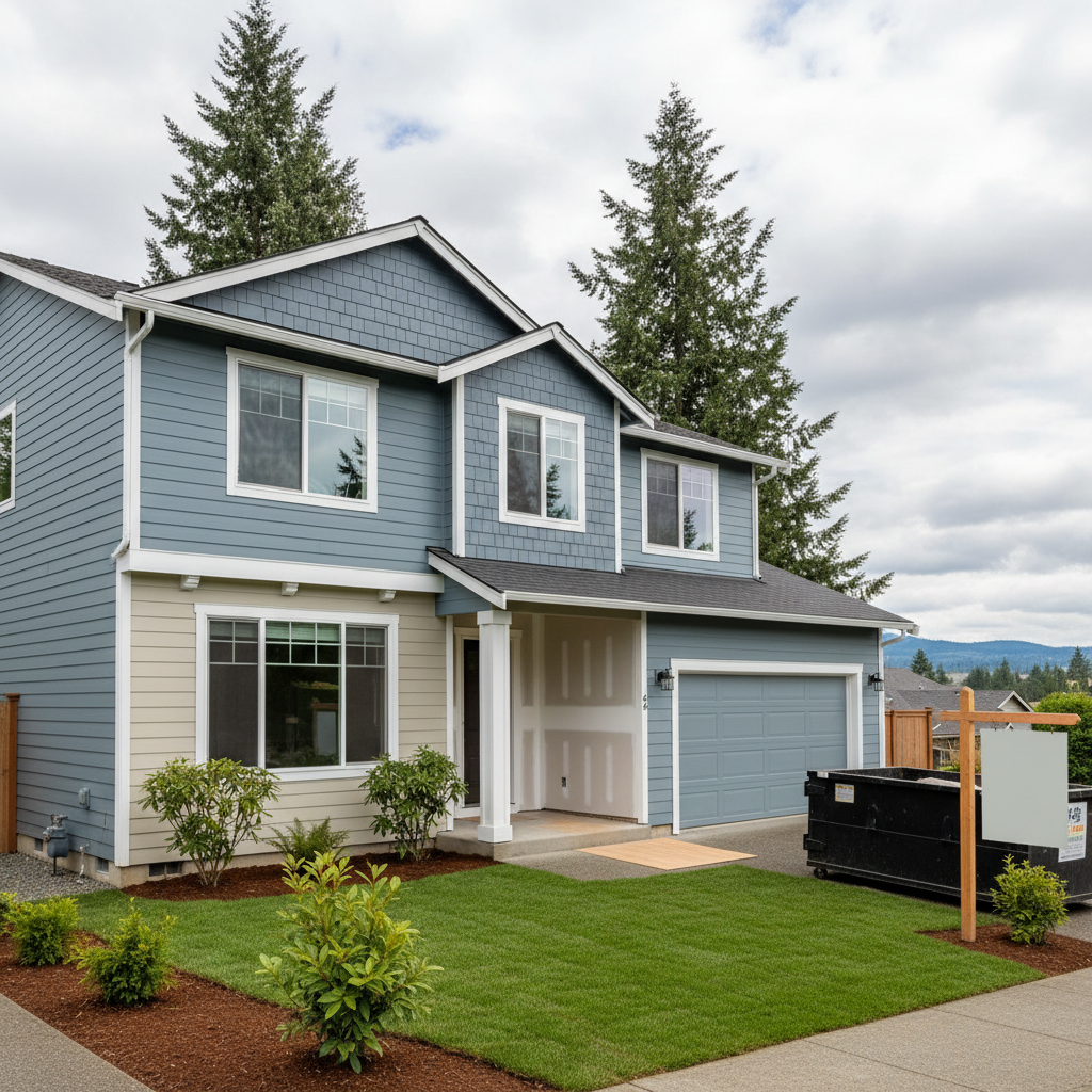 Completed commercial water damage restoration work at a residential property in Auburn, WA