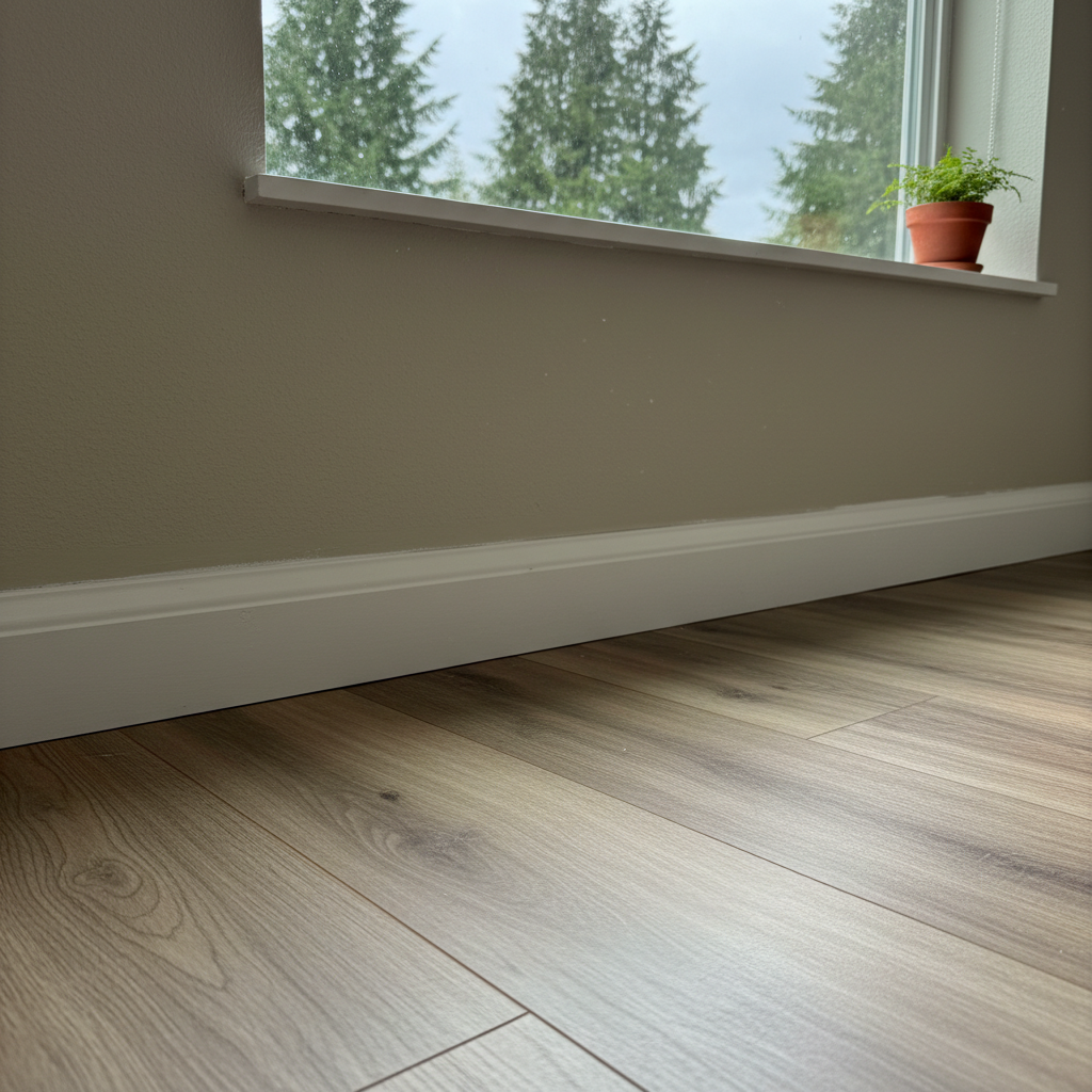 Completed flood restoration work at a residential property in Bothell, WA