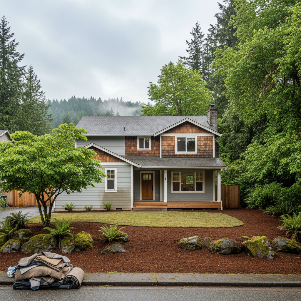 Completed emergency water cleanup work at a residential property in Mountlake Terrace, WA