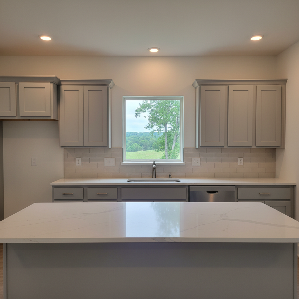 Kitchen Island Installation