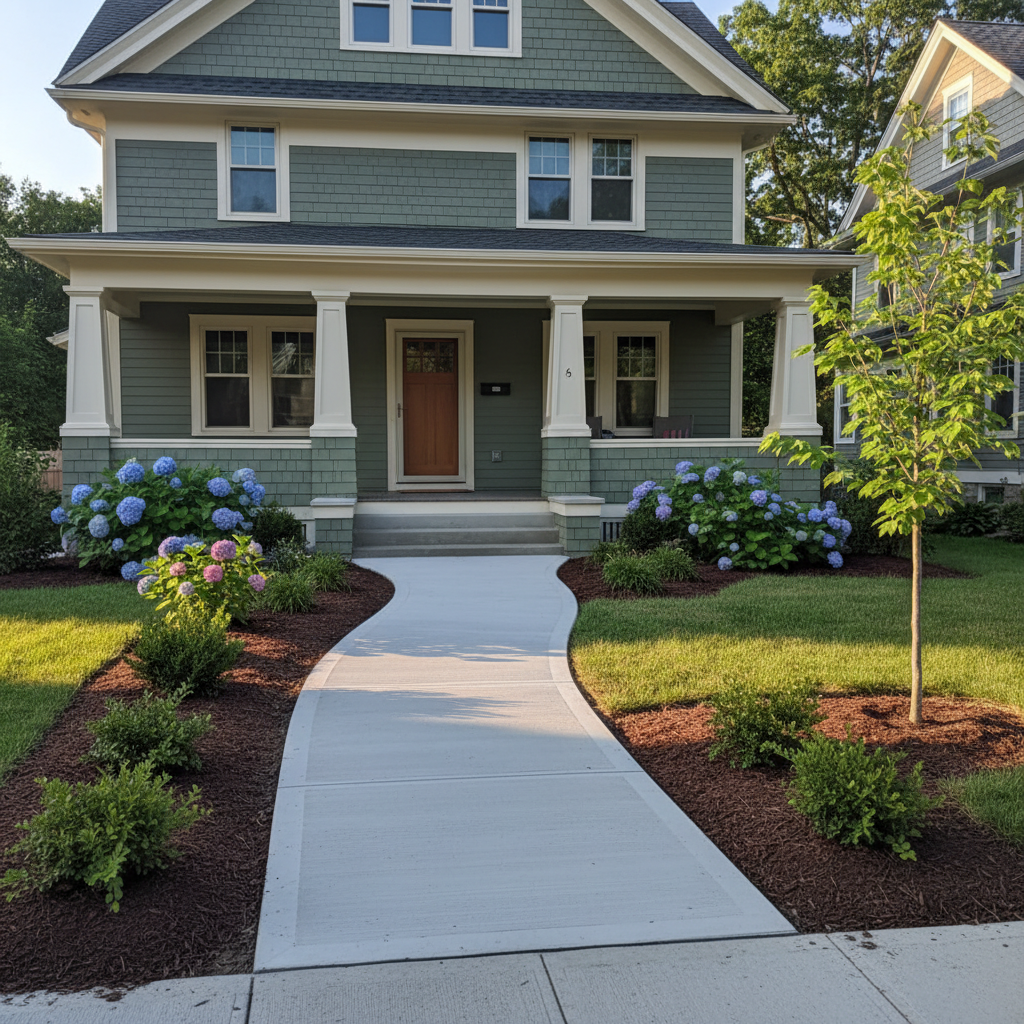 Concrete Sidewalks in Boston