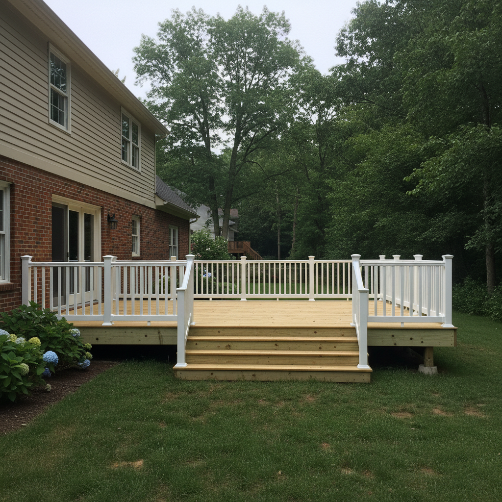 Wooden Decks in Waterbury