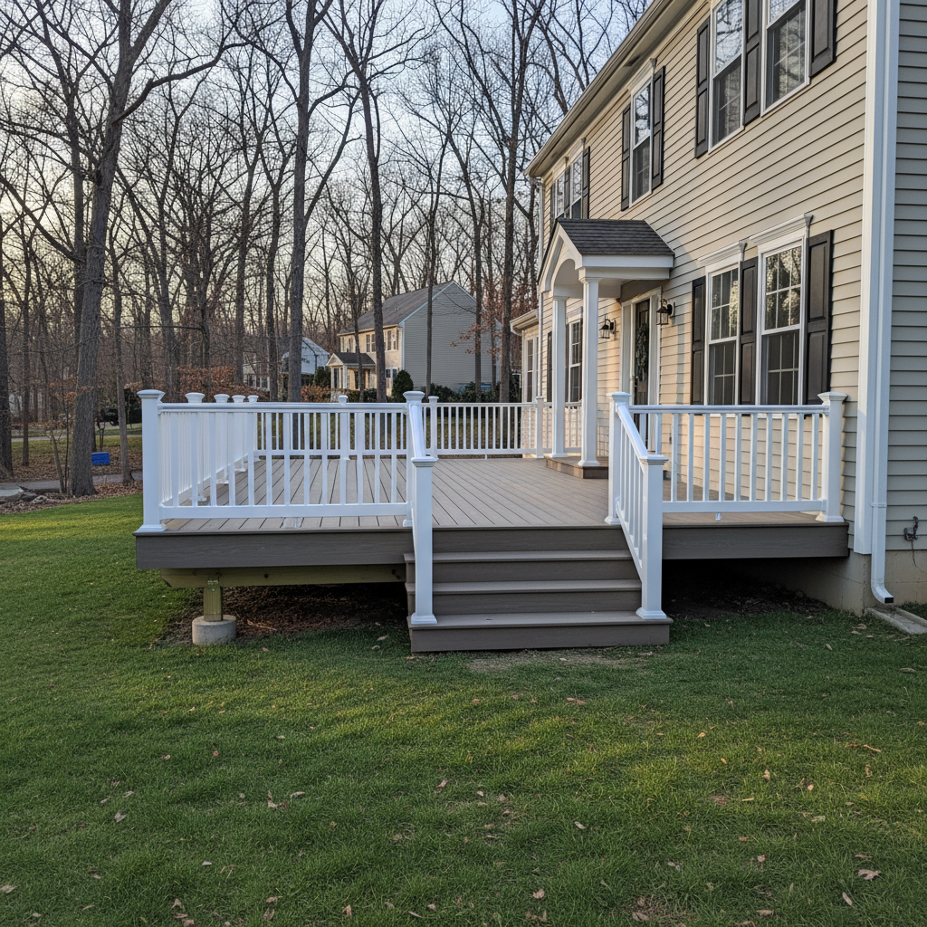 Deck Railing Installation in Waterbury