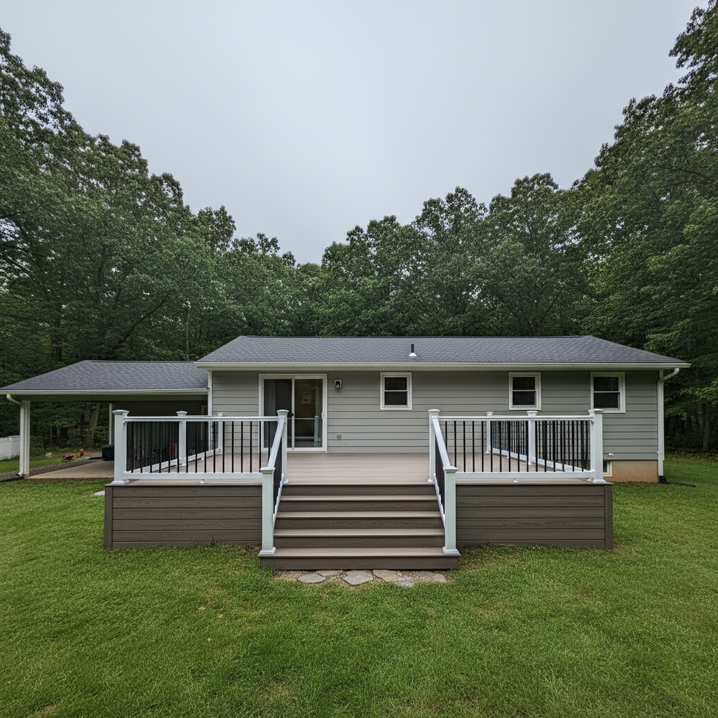 Deck Railing Installation