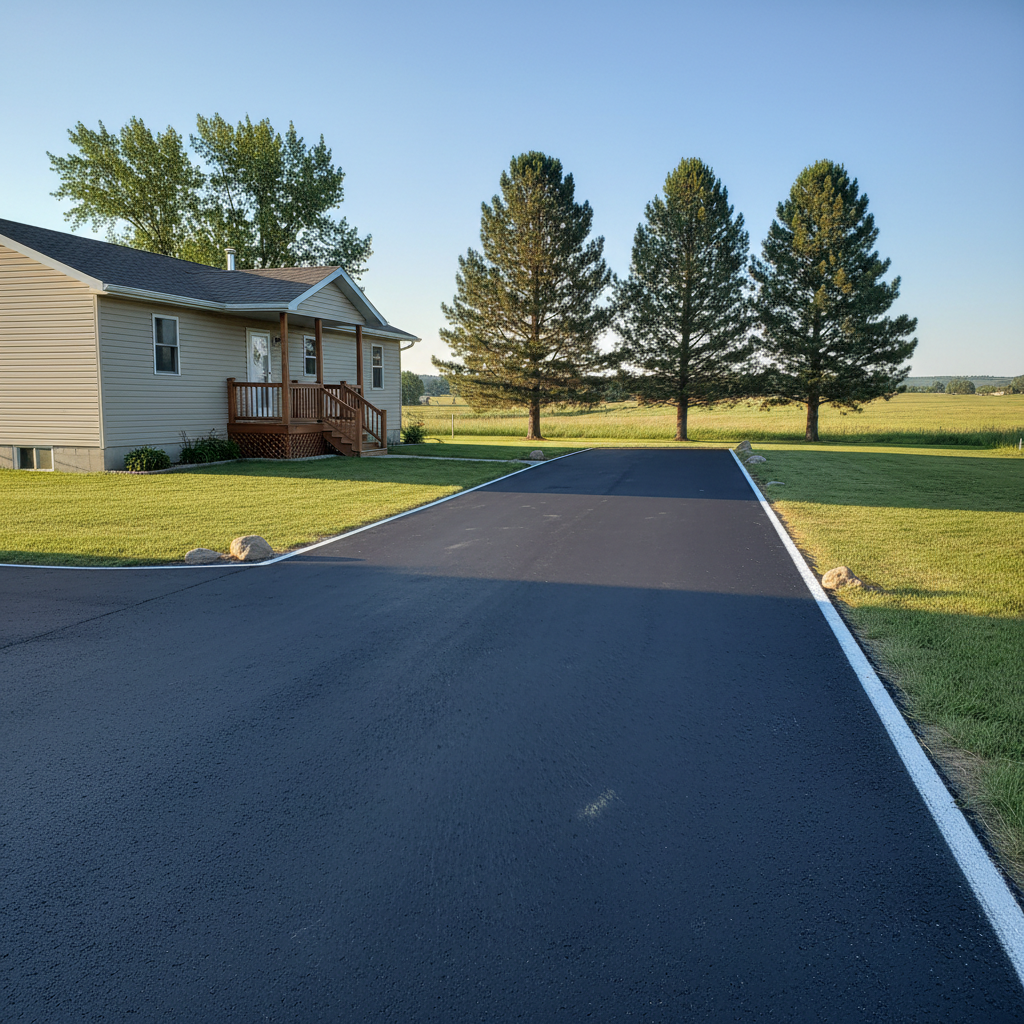 Asphalt Striping in Polson