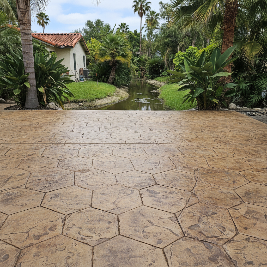 Stamped Concrete in Bossier City, LA