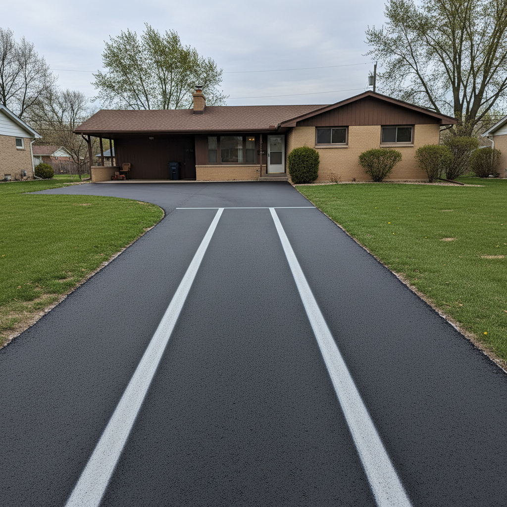 Asphalt Striping in Bolingbrook