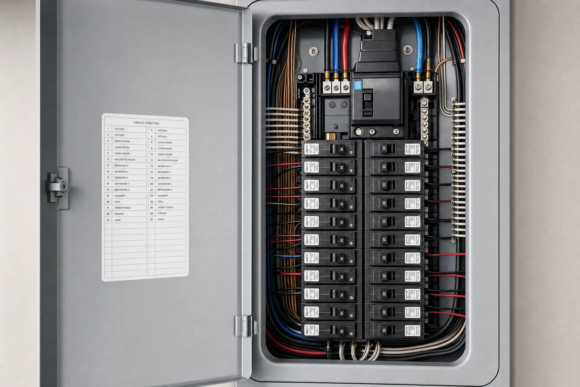 Electrical panel upgrade