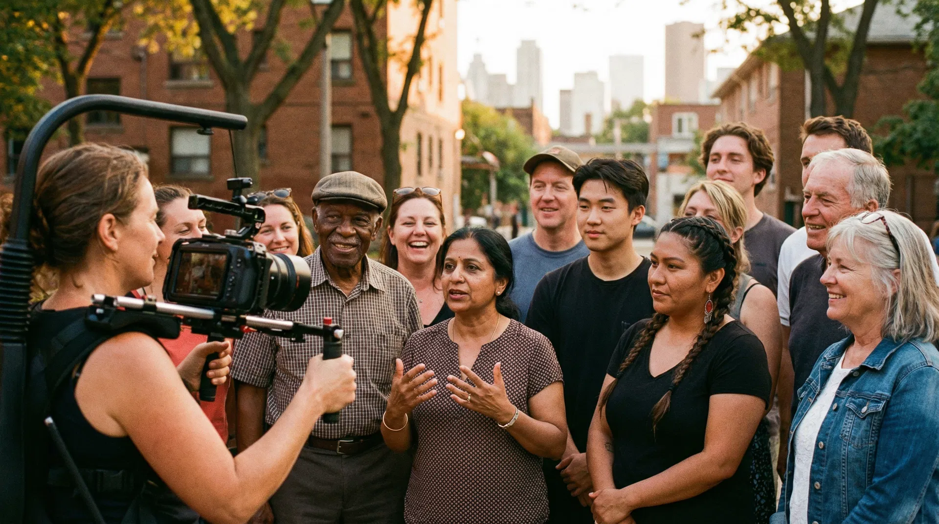 Indigenous community filmmakers