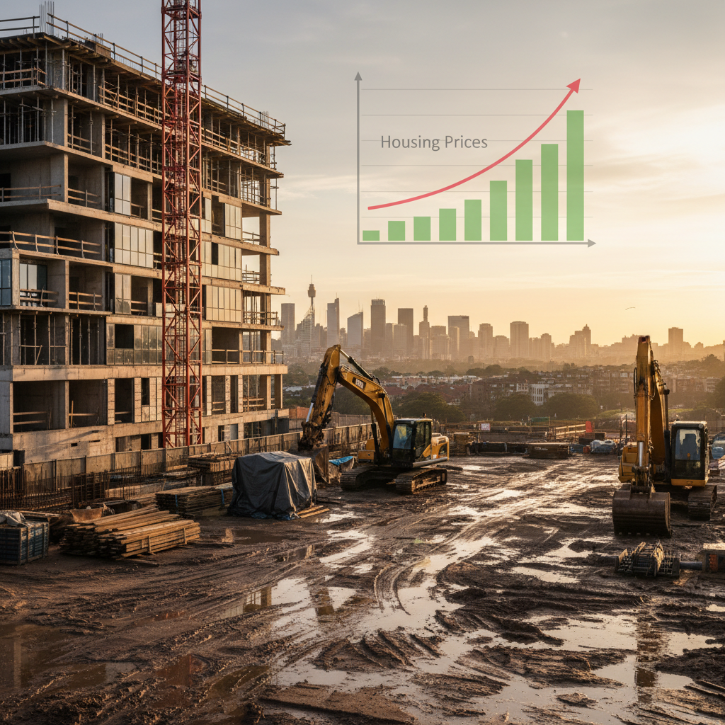 Australian Construction Data: Why High Prices Don't Mean More Housing