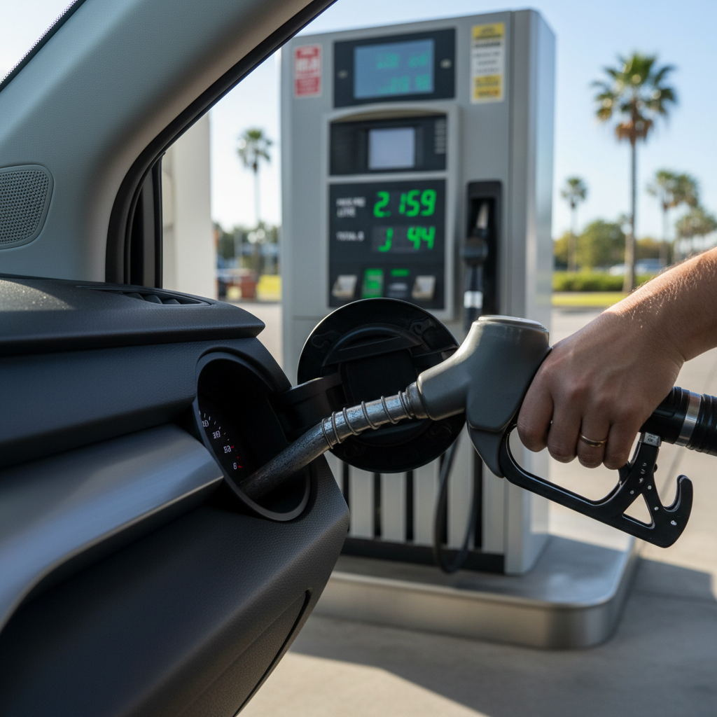 Car refueling with rising fuel prices