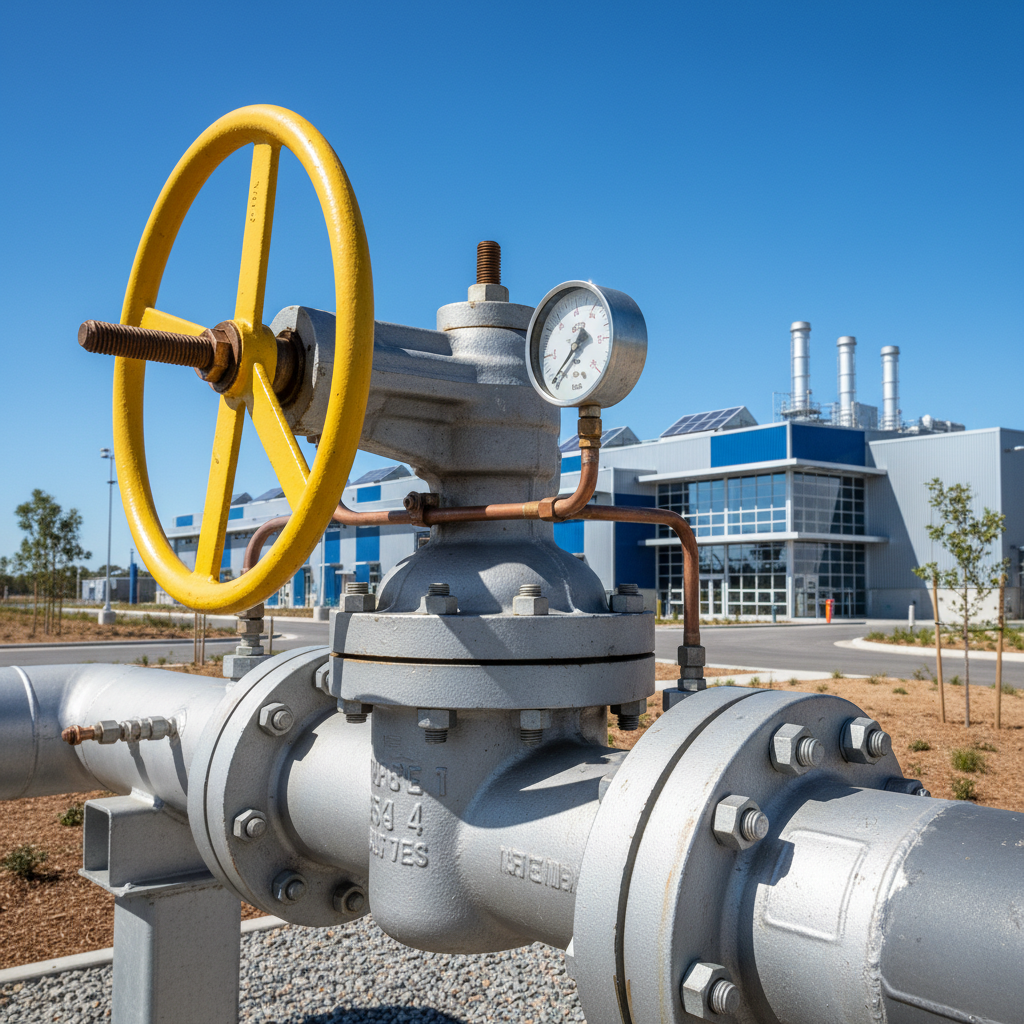 Natural gas pipeline supporting industry