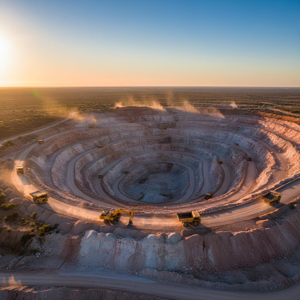 Australian lithium mine operations