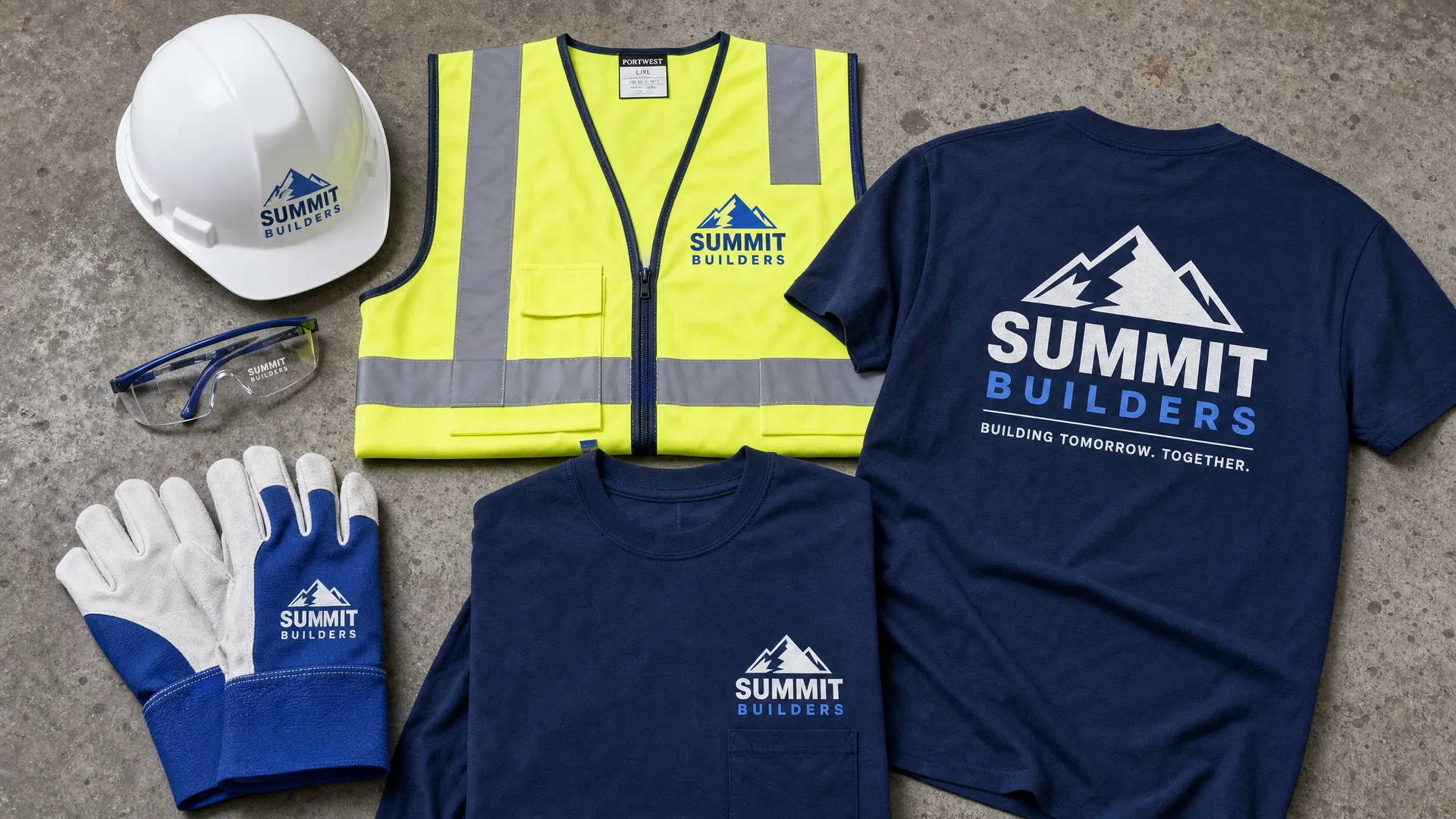 Complete custom-branded safety wear collection