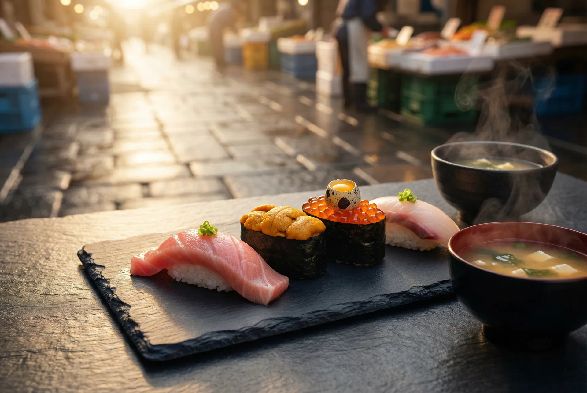 Tokyo sushi at Tsukiji