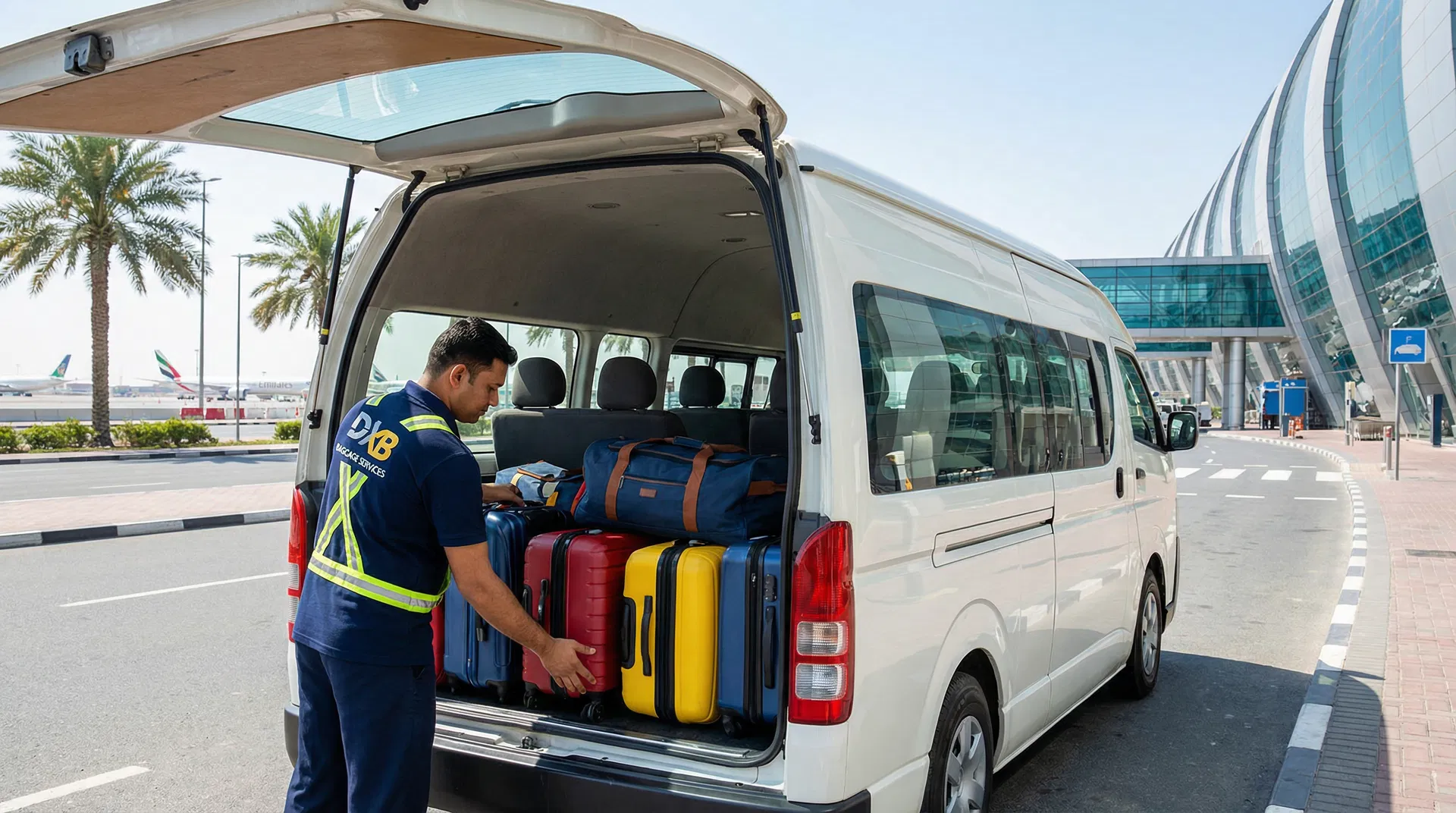Luggage delivery service Dubai airport - Man With A Van