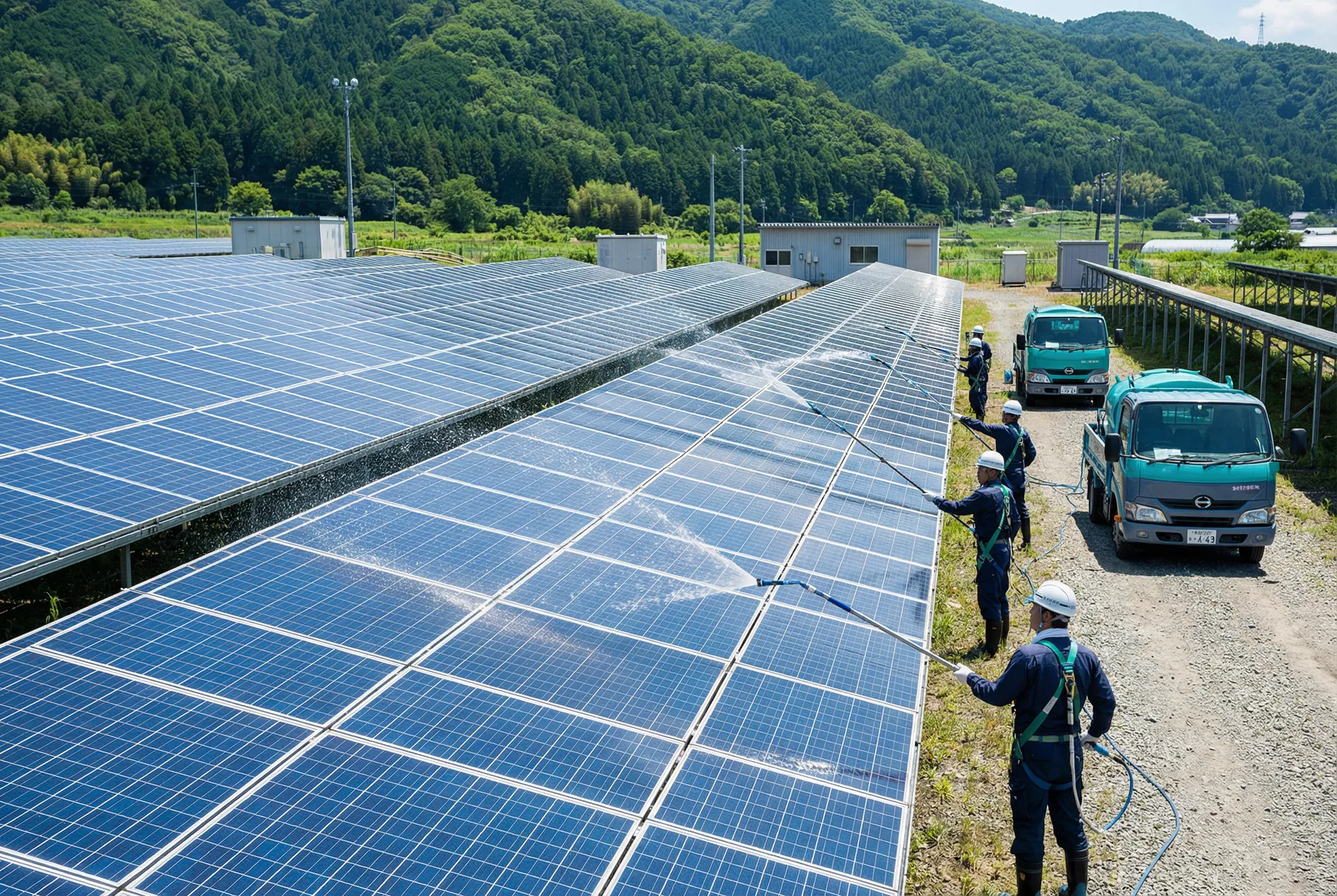 パネル洗浄・清掃