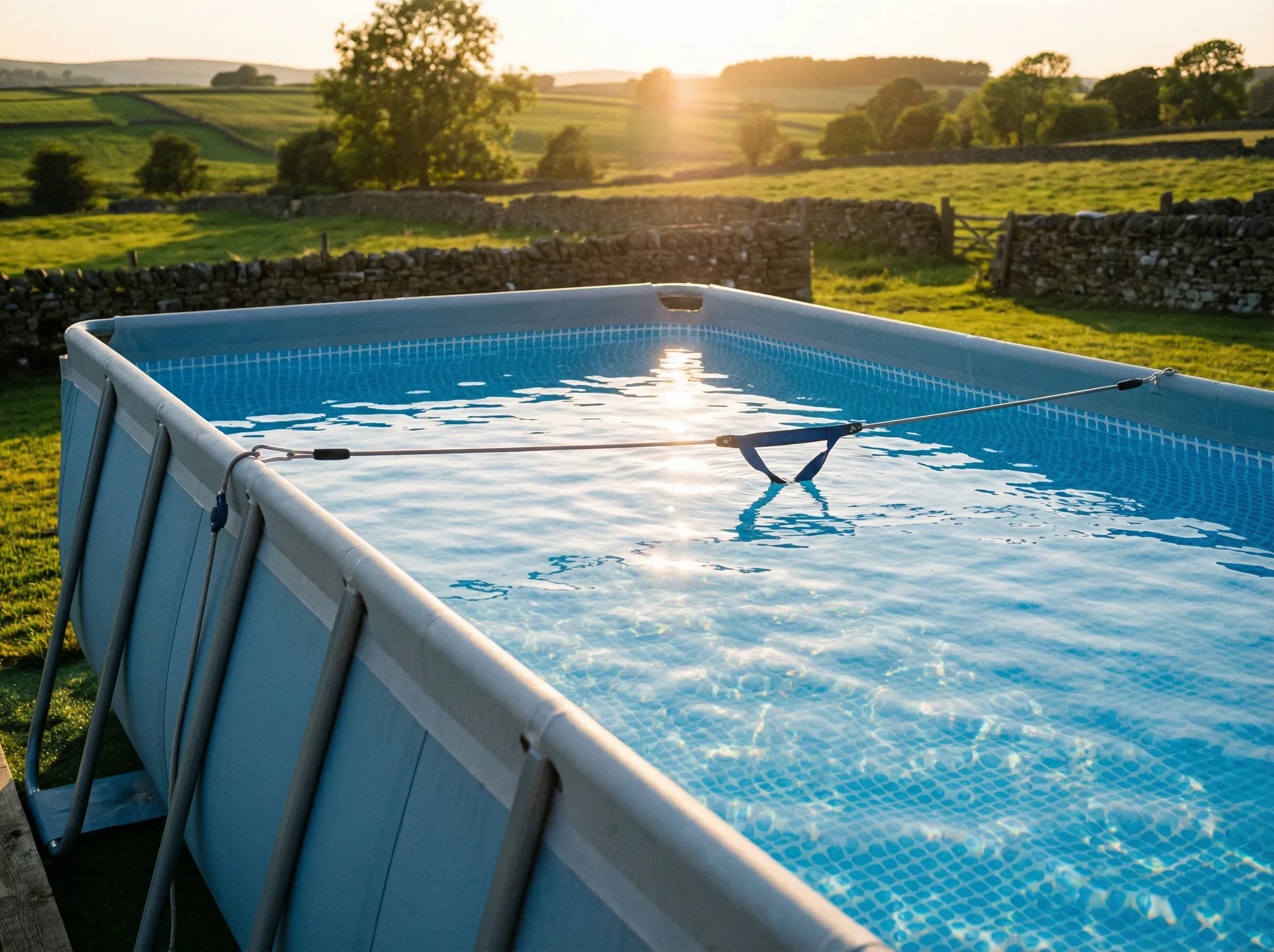 Pool with resistance cord
