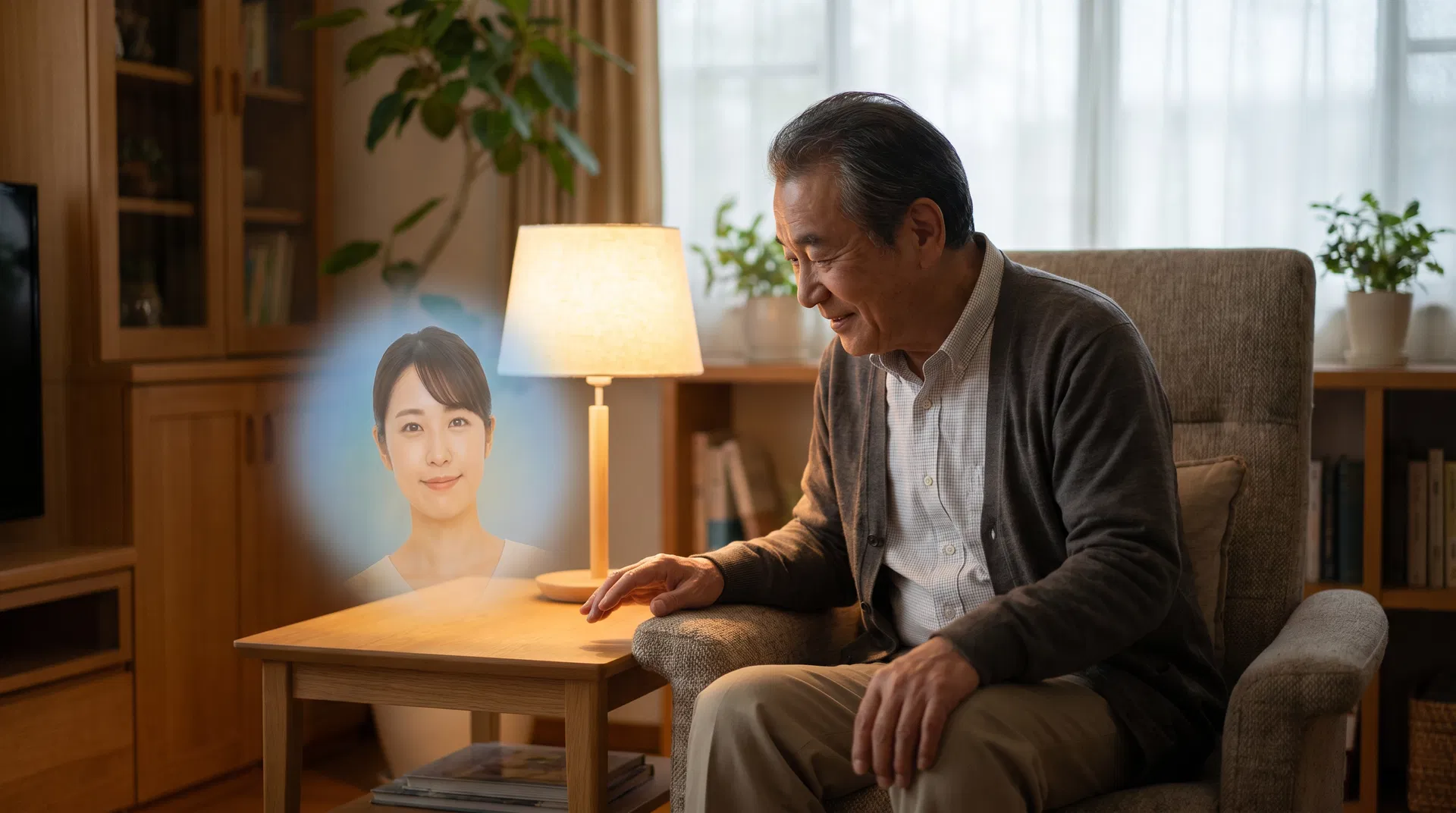 人に寄り添うAI AVATARの体験イメージ