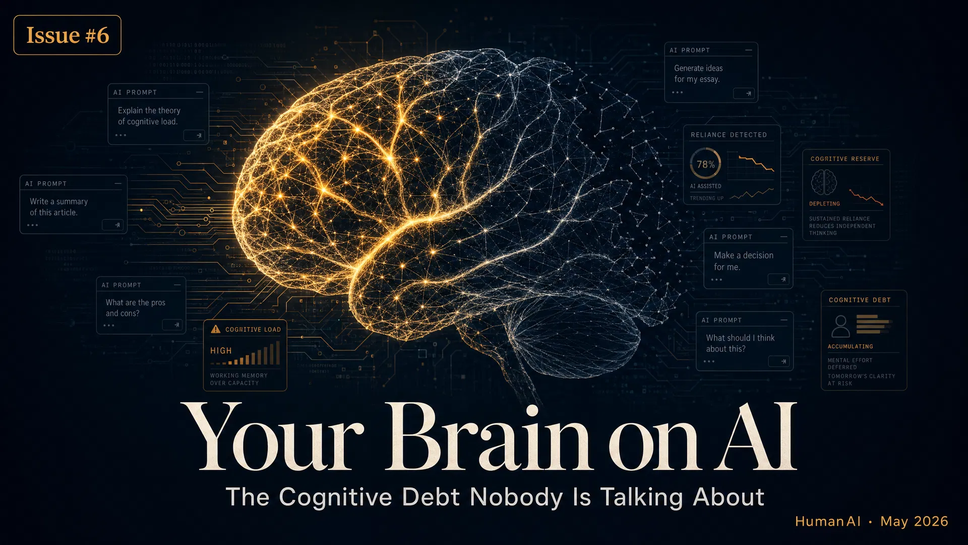 Your Brain on AI: The Cognitive Debt Nobody Is Talking About