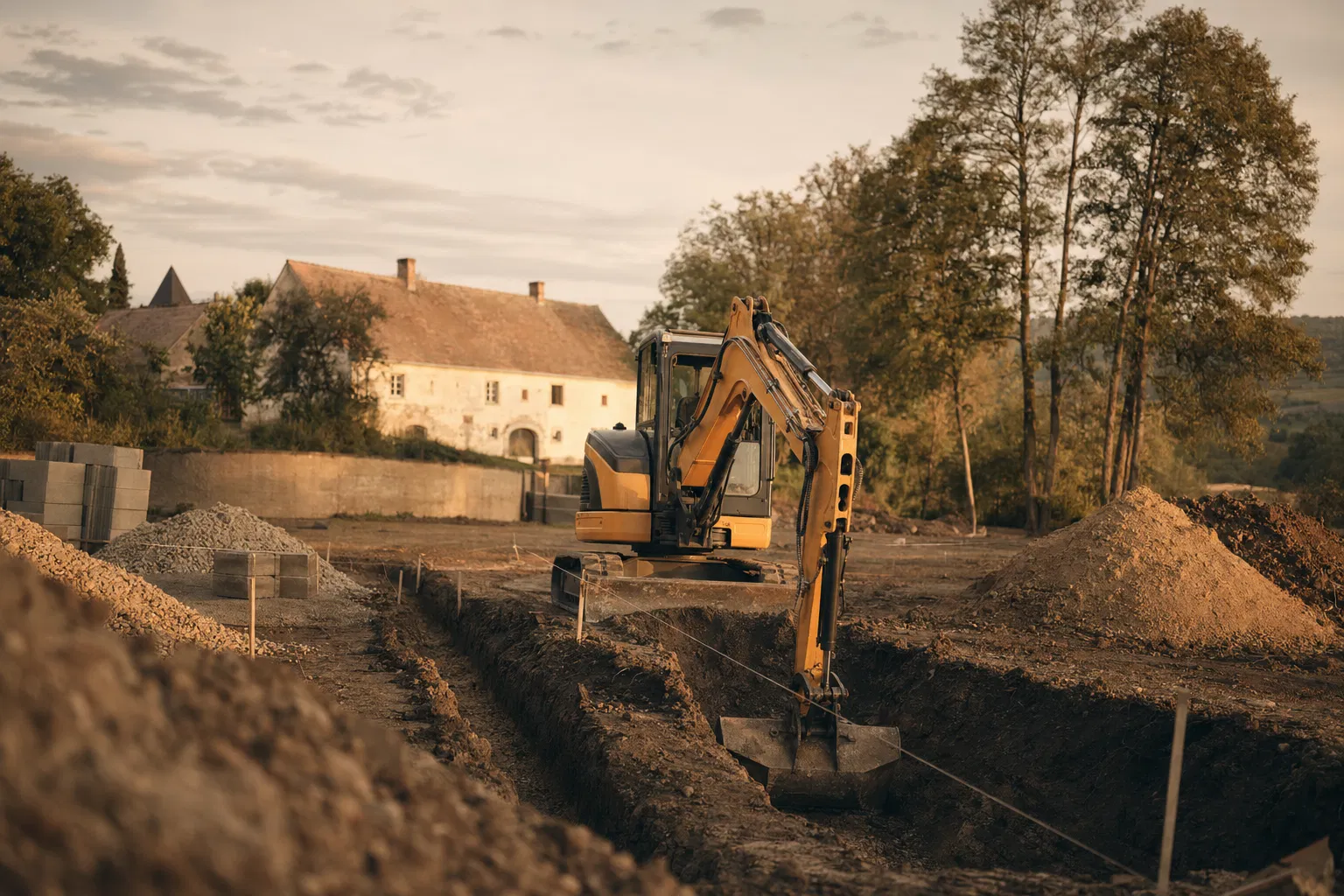 Výkopové a zemní práce – Realizace s partnerem HM Projekt Group
