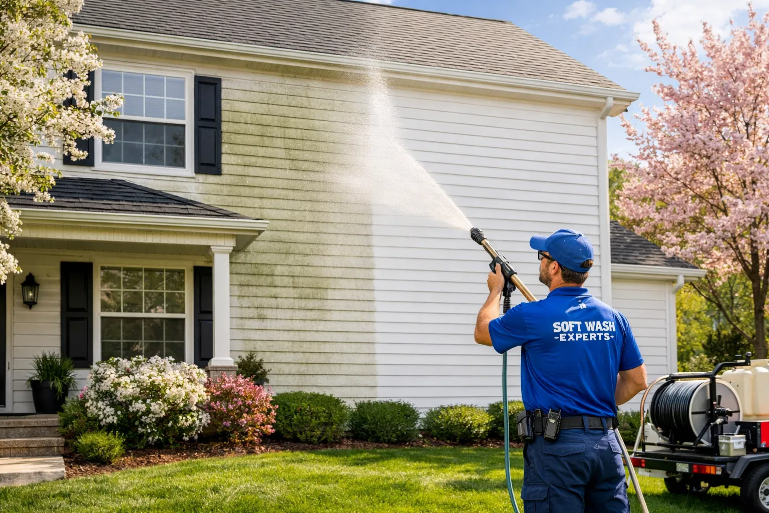 Professional soft washing service