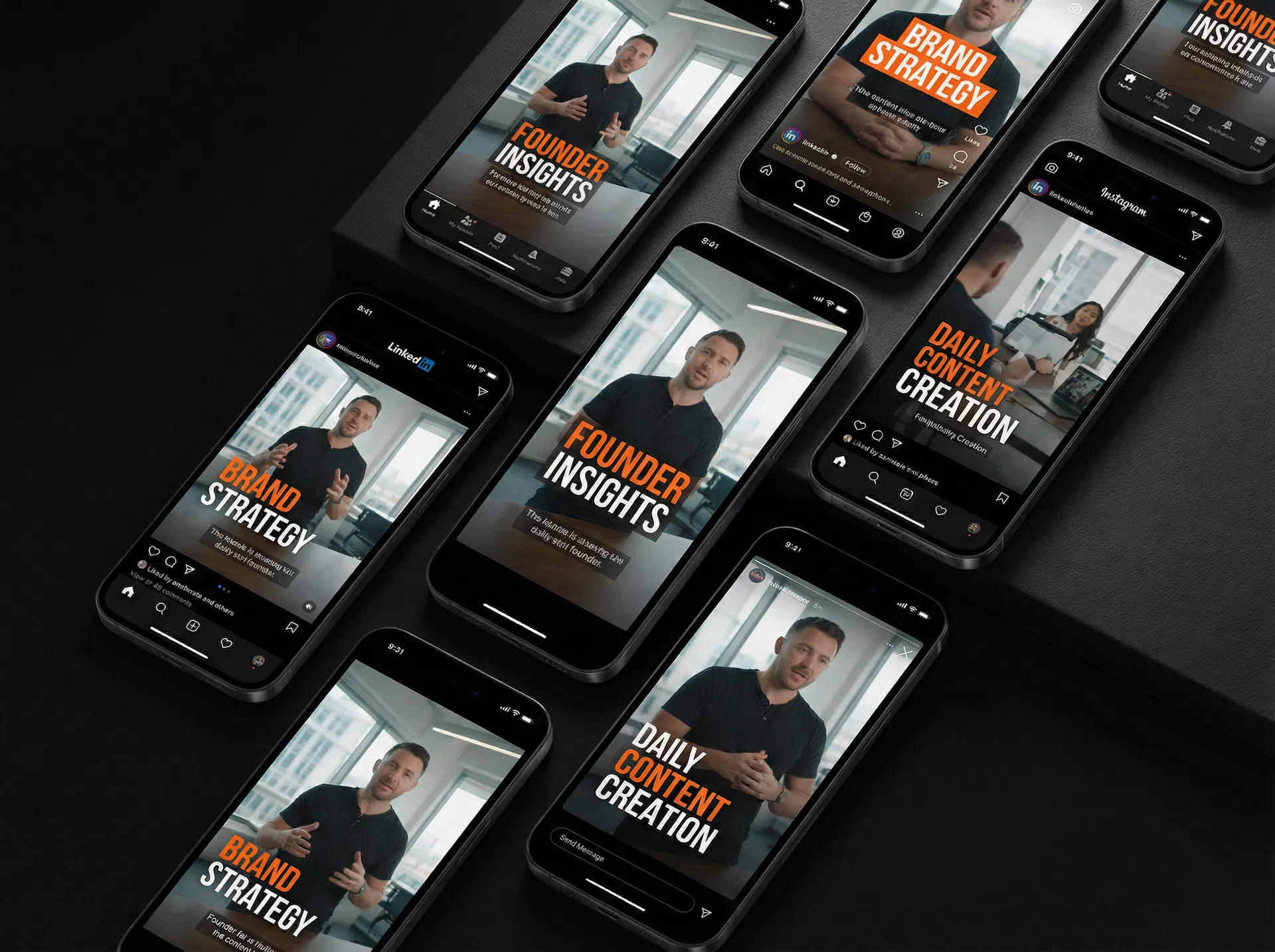 Social media clips from podcast