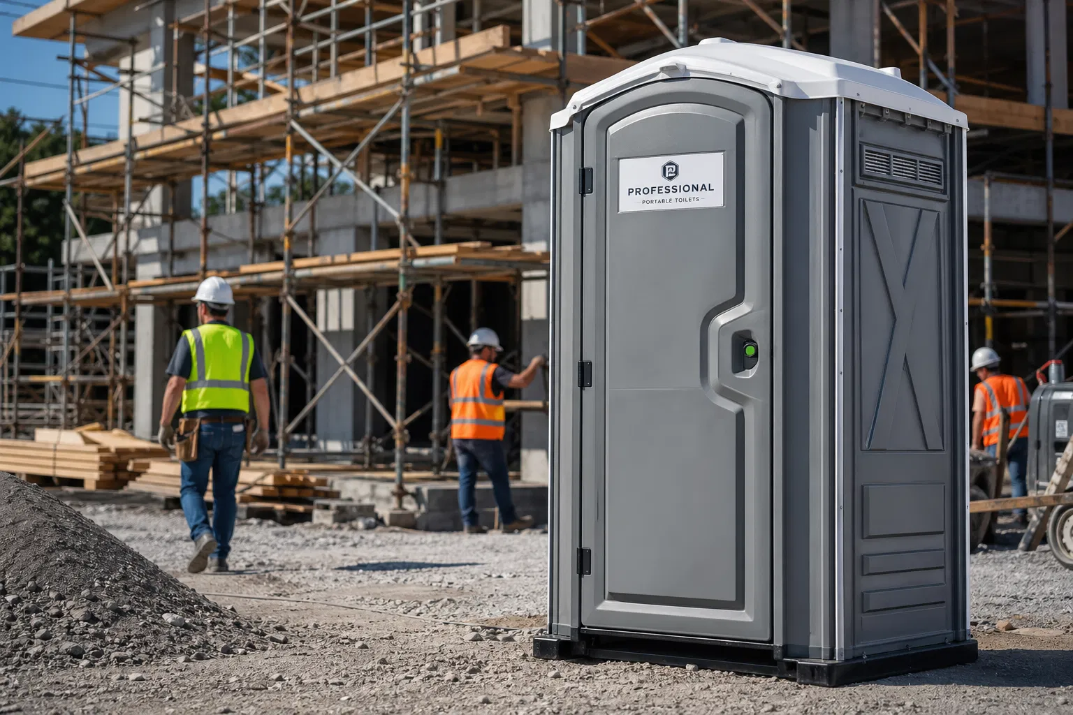 Standard Grey Porta Potty