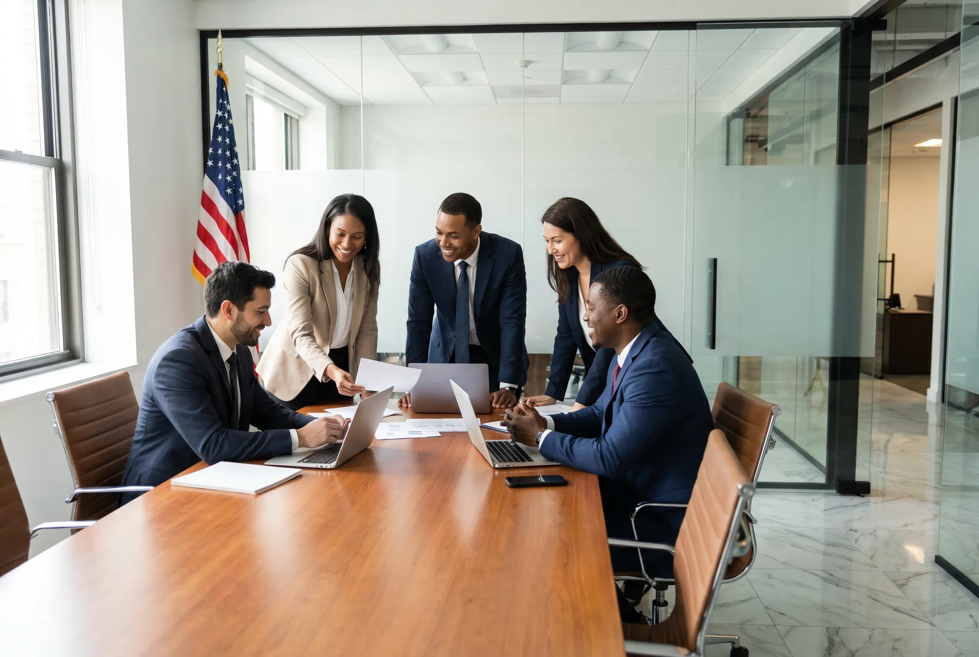 SAS Logistics team in a government meeting